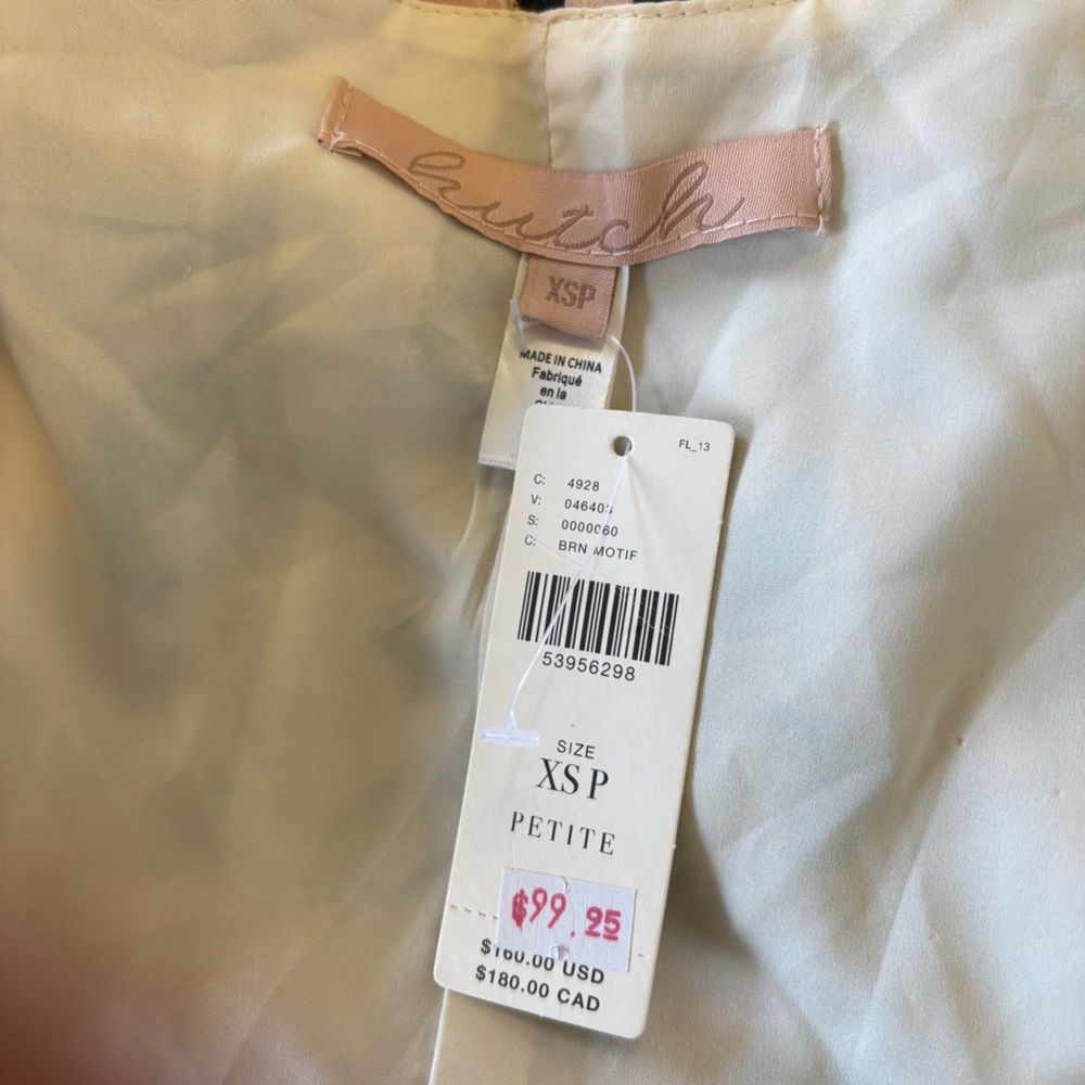 Anthropologie Hutch Blaise Leopard Wrap Dress NWT - Picture 9 of 9